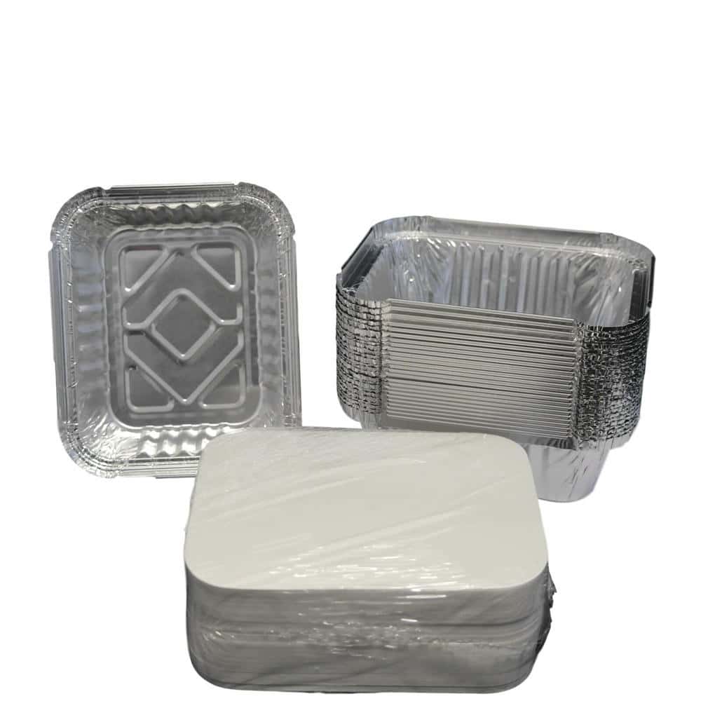 Aluschalen mit Deckel (alukaschierter Karton) R28L-Set