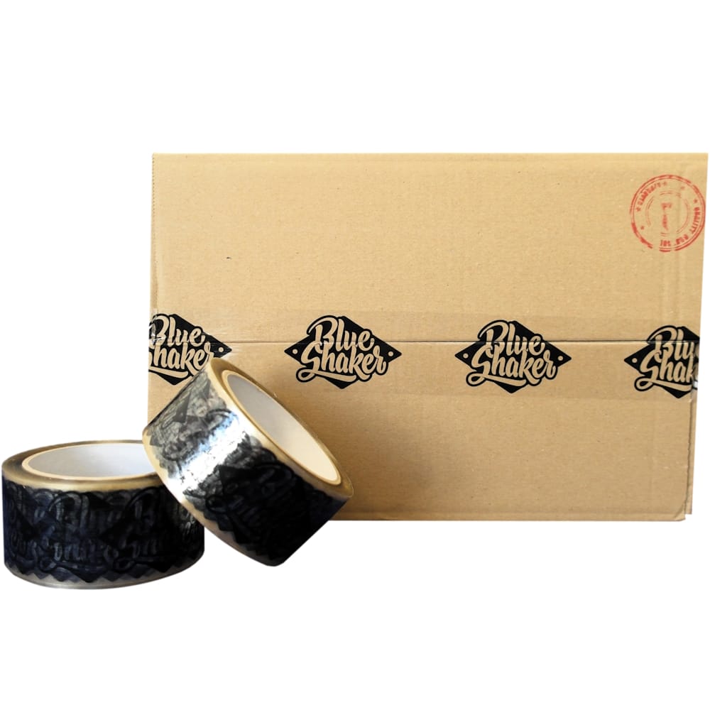 PP Klebeband transparent, individuell bedruckt, Naturkautschuk, 48 mm x 66 m, 25 µ 1-farbig