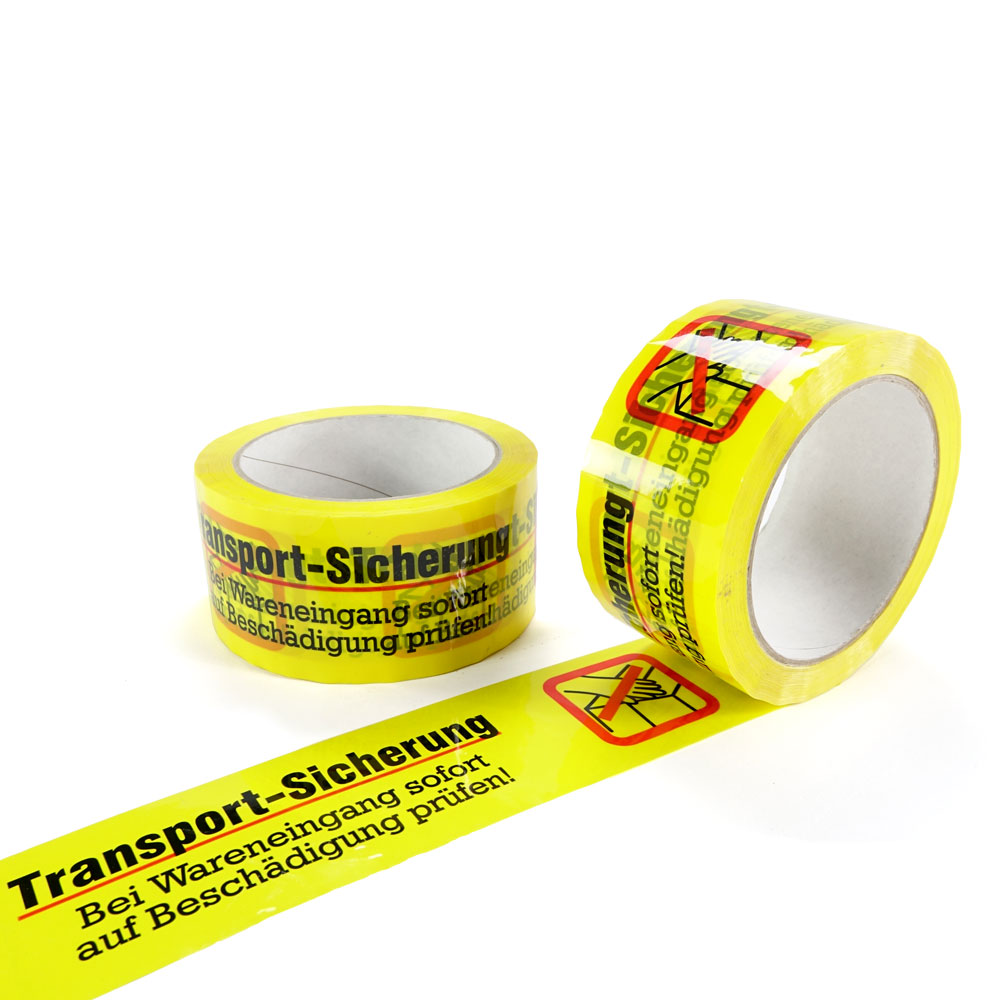 PP- Klebeband gelb "Transport-Sicherung"