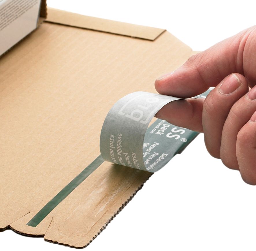 Buchverpackung "ECO" Wellpappe, braun 300 x 220 x 0-80 mm (DIN A4)