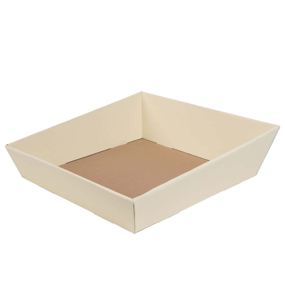 Präsentkorb quadratisch 230 x 230 mm Chamois