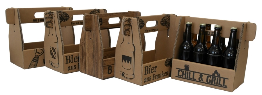 Flaschenträger 0,5 l 8er 8 Zylinder