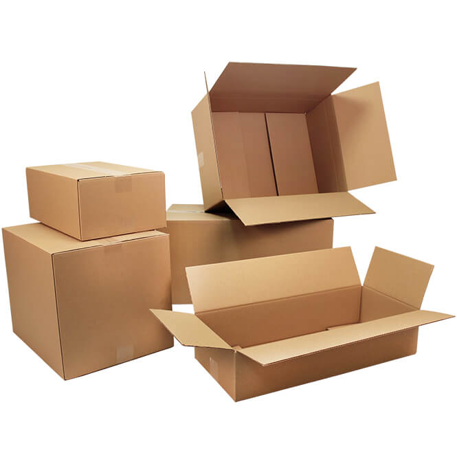 450 x 350 x 200 - 300 mm 1-welliger Karton