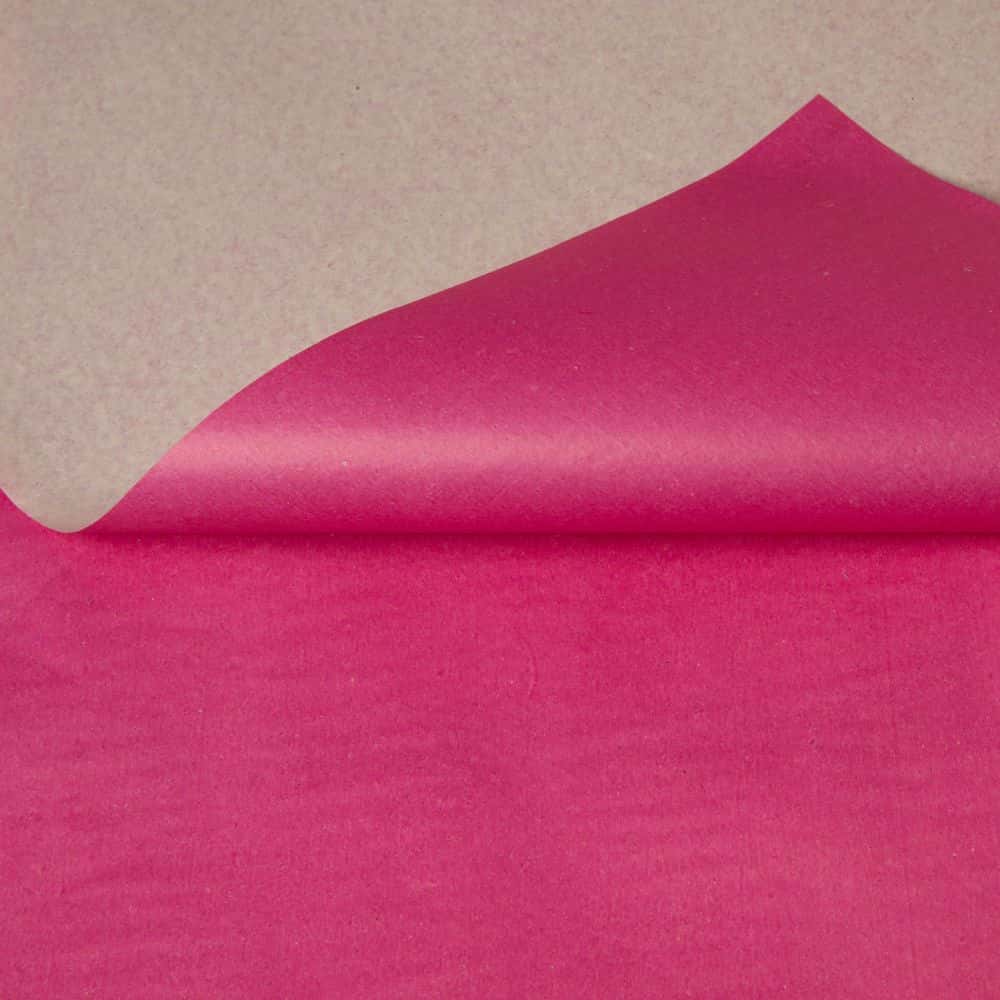Seidenpapier Graspapier Bogenware einseitig farbig 375 x 500 mm Magenta