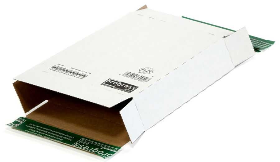 Versandtasche "Premium" portooptimiert, Wellpappe, weiß 215 x 155 x 45 mm (DIN A5)