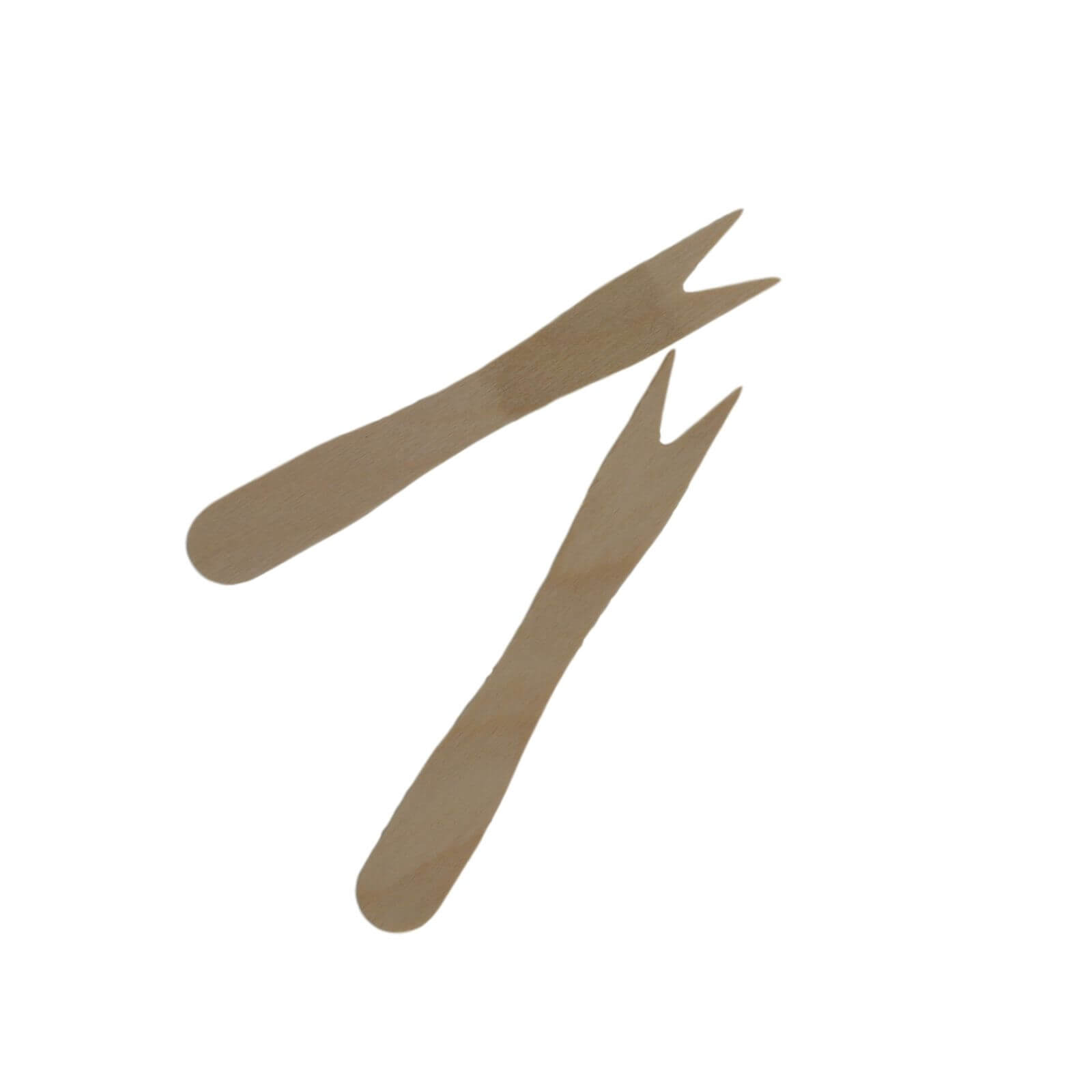 Einweg Pommesgabel Holz