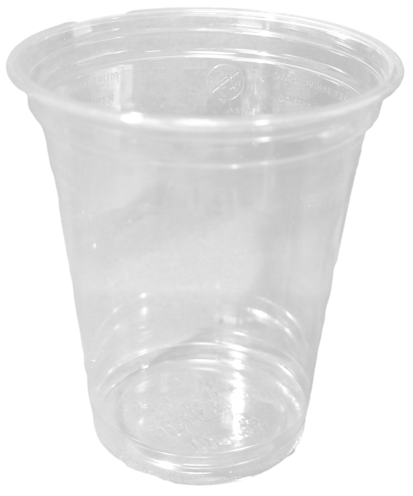 transparenter Trinkbecher PET Smoothie Clear Cups 300 ml Ø 95 x 107 mm 12 oz