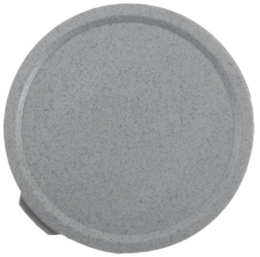 Deckel für Mehrwegbehälter grau, rund