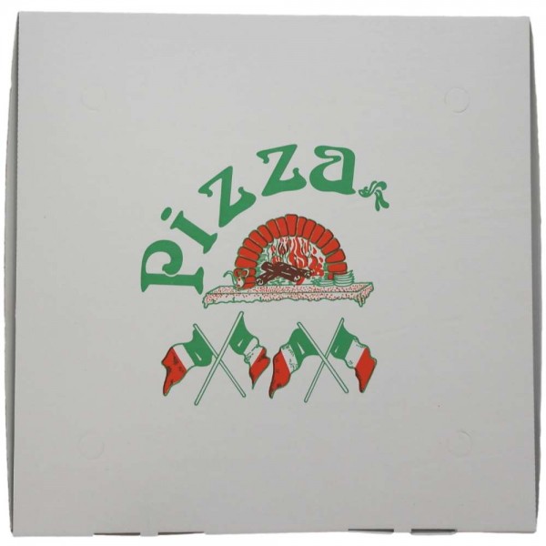 Weißer Pizzakarton (New York)