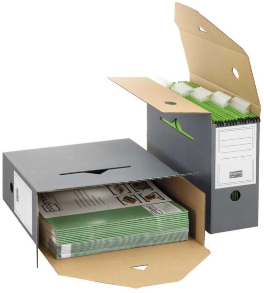 Archivboxen "Select 120" grau 328 x 115 x 239 mm (DIN A4)