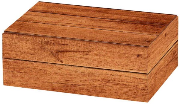 Geschenkbox "dunkles Holz"