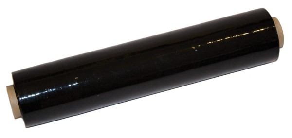 Handstretchfolie schwarz, 500 mm, 300 m, 20 µ