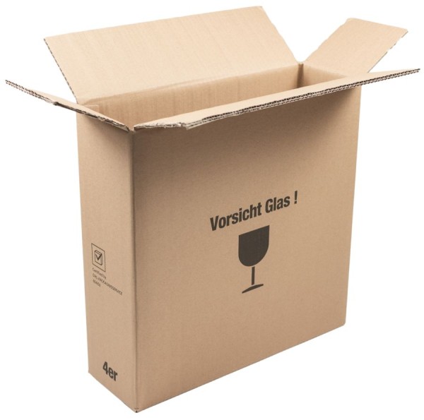 Versandkarton für Geschenkbox 4er Wein/Sekt